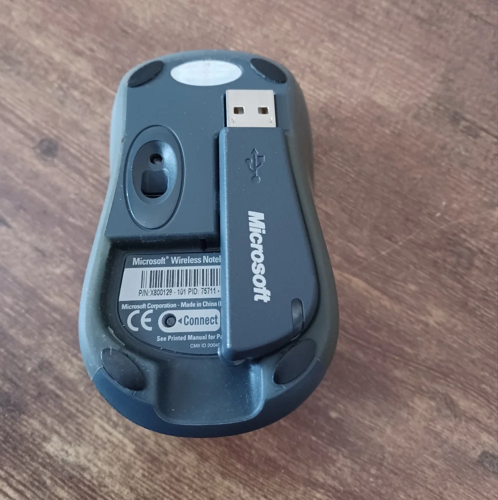 Microsoft wireless notebook optical notebook mouse